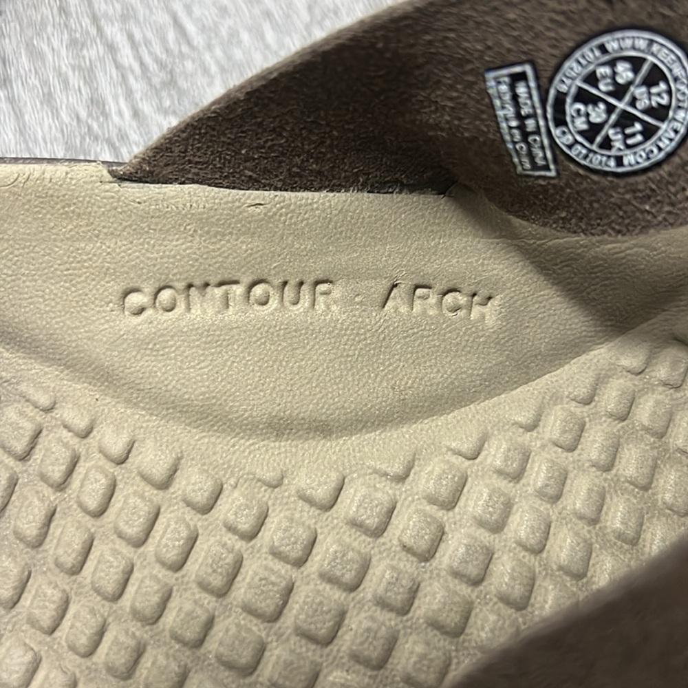 KEEN Men’s Kona Flip flop Sandals / contour arch /brown / Size 12 - Picture 8 of 13